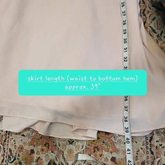 VERA WANG White NWT* | Maxi Length Gown | Blush Pink | size 12 - Picture 8 of 13